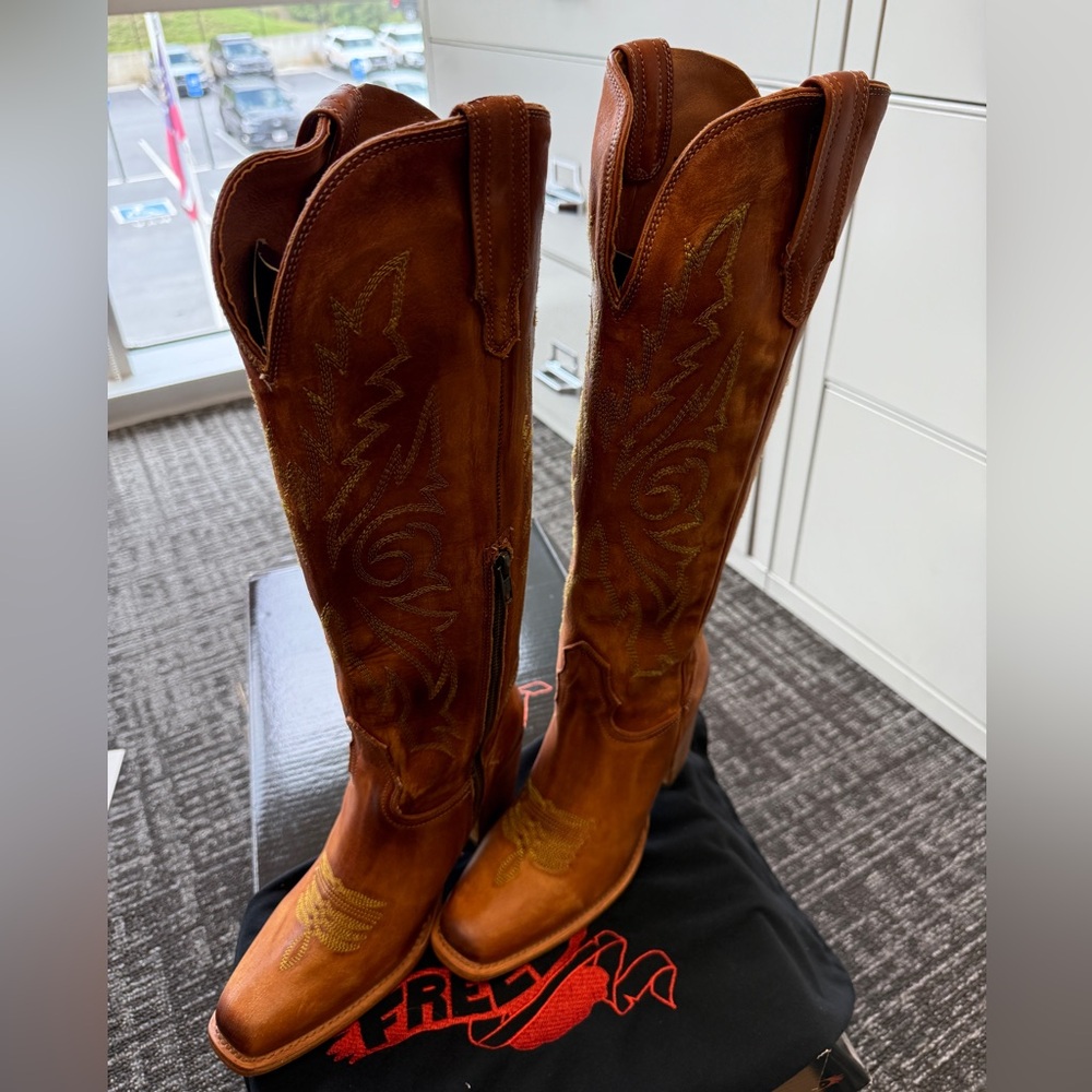 FREEBIRD Panama Tall Boots in Whiskey
